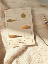 Load image into Gallery viewer, AFTER RAIN COMES SUN - GOLD EDITION - POSTCARD -