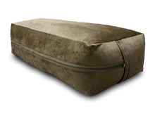 Load image into Gallery viewer, Yoga Firm Large Yoga Bolster Pillow Cushion 24" x 12" x 6" : Gray