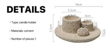 Load image into Gallery viewer, Nordic 4-in-1 Candle Holder,Sage,Incense &amp; Palo Santo Burner
