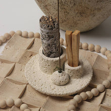 Load image into Gallery viewer, Nordic 4-in-1 Candle Holder,Sage,Incense &amp; Palo Santo Burner
