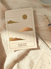 Load image into Gallery viewer, AFTER RAIN COMES SUN - GOLD EDITION - POSTCARD -
