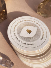 Load image into Gallery viewer, INNER ALCHEMY AFFIRMATIONS - CARD SET - DECK - GOLD EDITION
