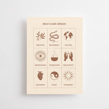 Load image into Gallery viewer, SELF-CARE BINGO  - POSTCARD -
