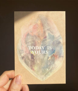 TODAY IS YOURS - POSTCARD - BIRTHDAY - CELEBRATION CARD