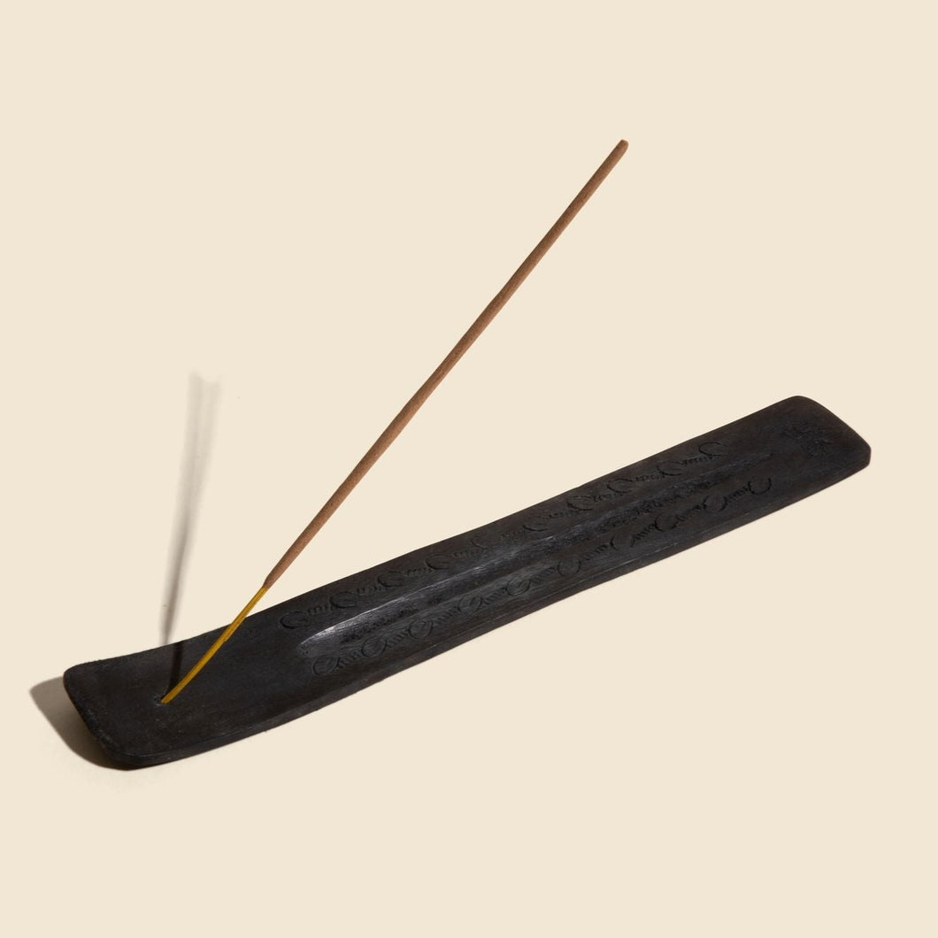Rosewood Incense Stick Holders, Black