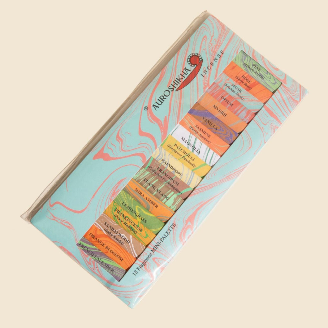 Auroshickha Incense, Variety Pack Of Mini Sticks