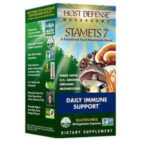 Mushrooms: Stamets 7, Daily Immune Support, 60 cap