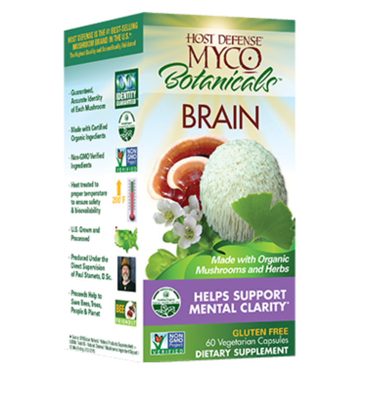 Mushrooms: Brain (Mental Clarity), 60 cap